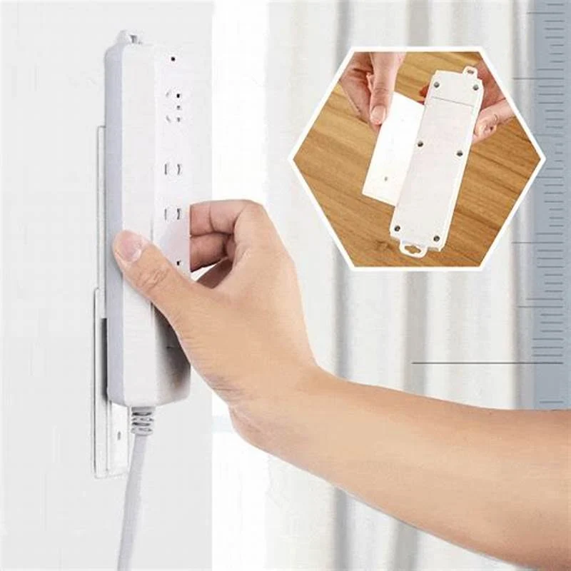 StickPlug™ | Selbstklebender Steckdosenhalter | Set von 5 Stück