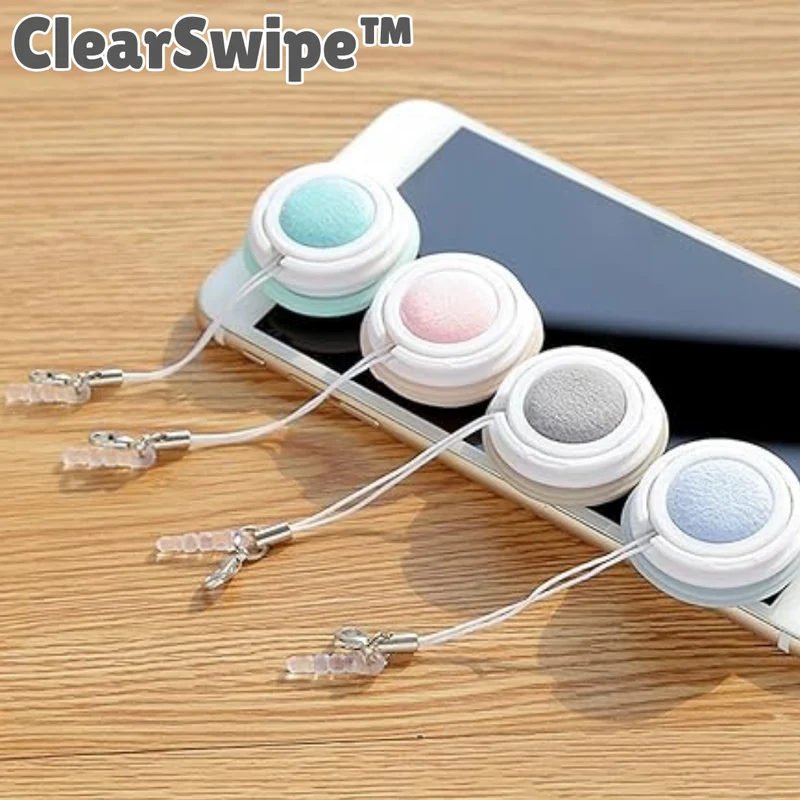ClearSwipe™ | Tragbarer Bildschirmreiniger (4 Stück Set)