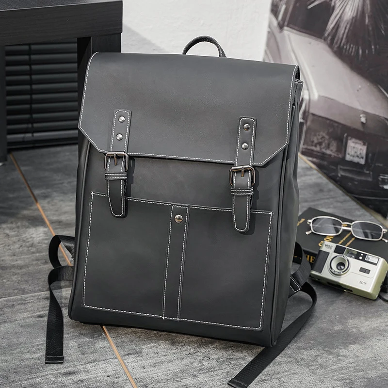 Vielseitiger Lederrucksack Skanto