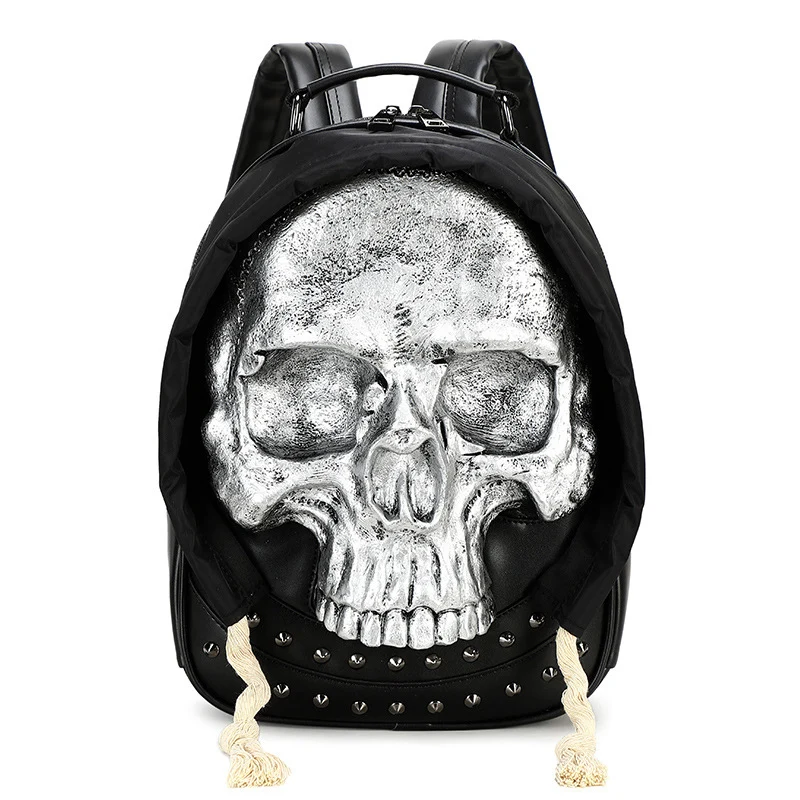 Kreativer und auffälliger Totenkopf-Rucksack Skanto