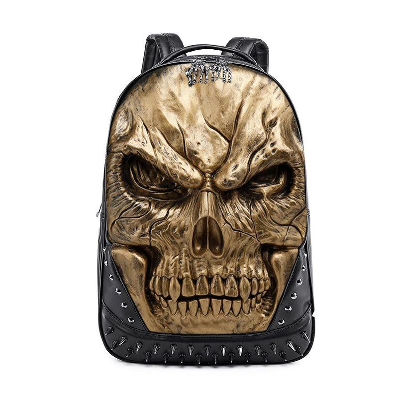Kreativer Rucksack mit Totenkopf-Design Skanto