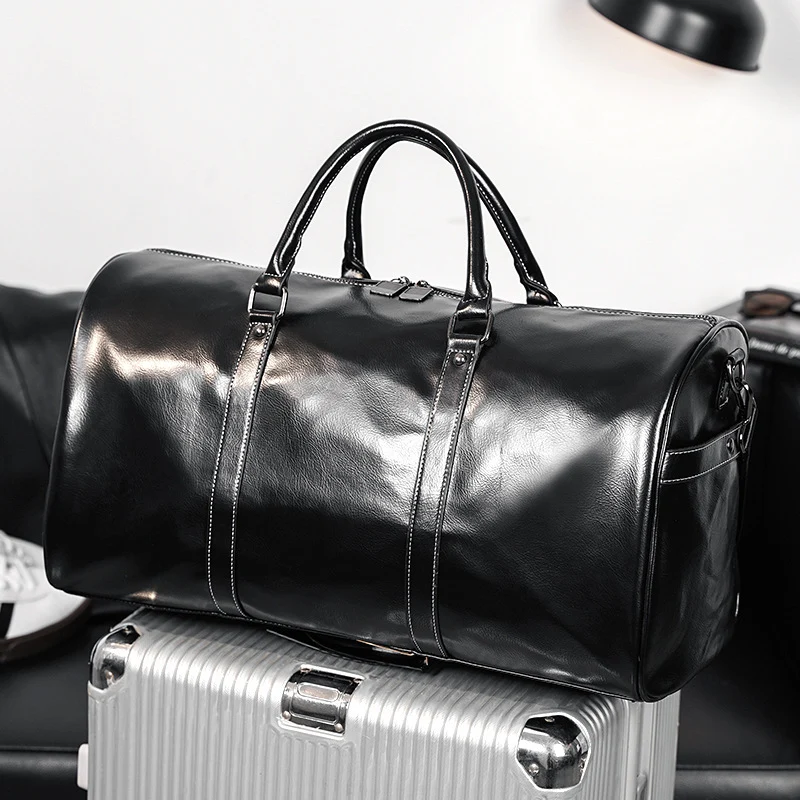 Elegante Leder-Reisetasche Skanto