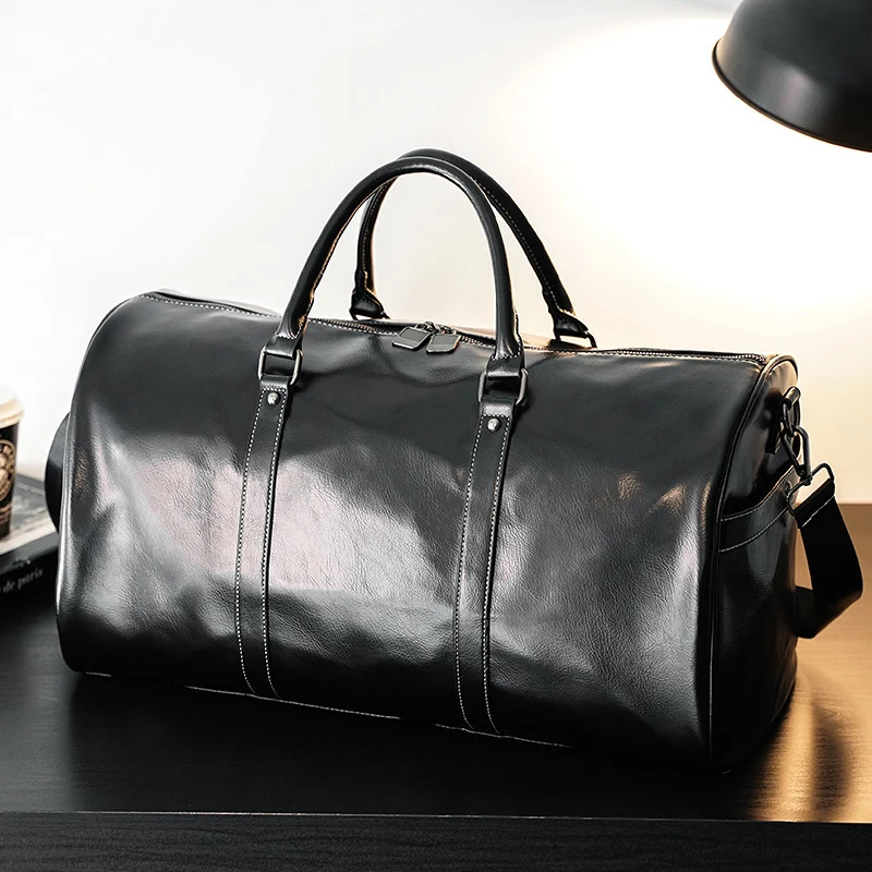 Elegante Leder-Reisetasche Skanto