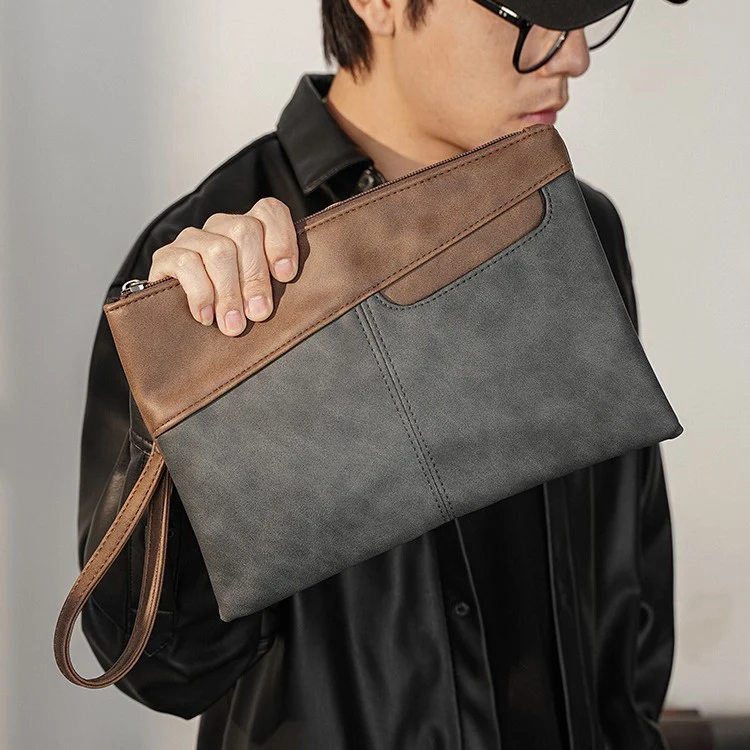 Elegante Leder-Clutch Skanto