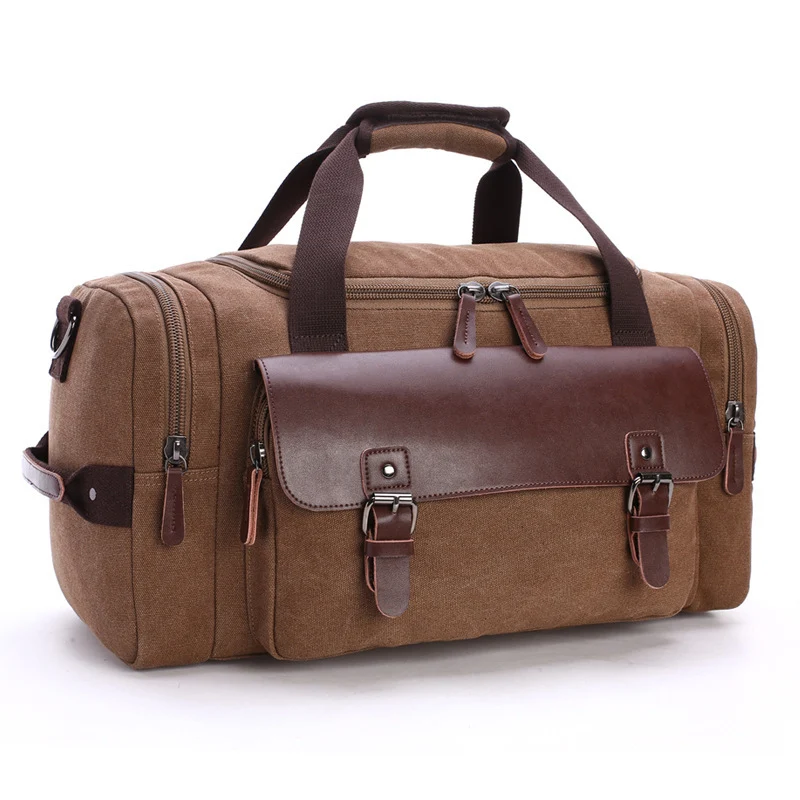 Geräumige Reisetasche mit hochwertigen Lederdetails Skanto