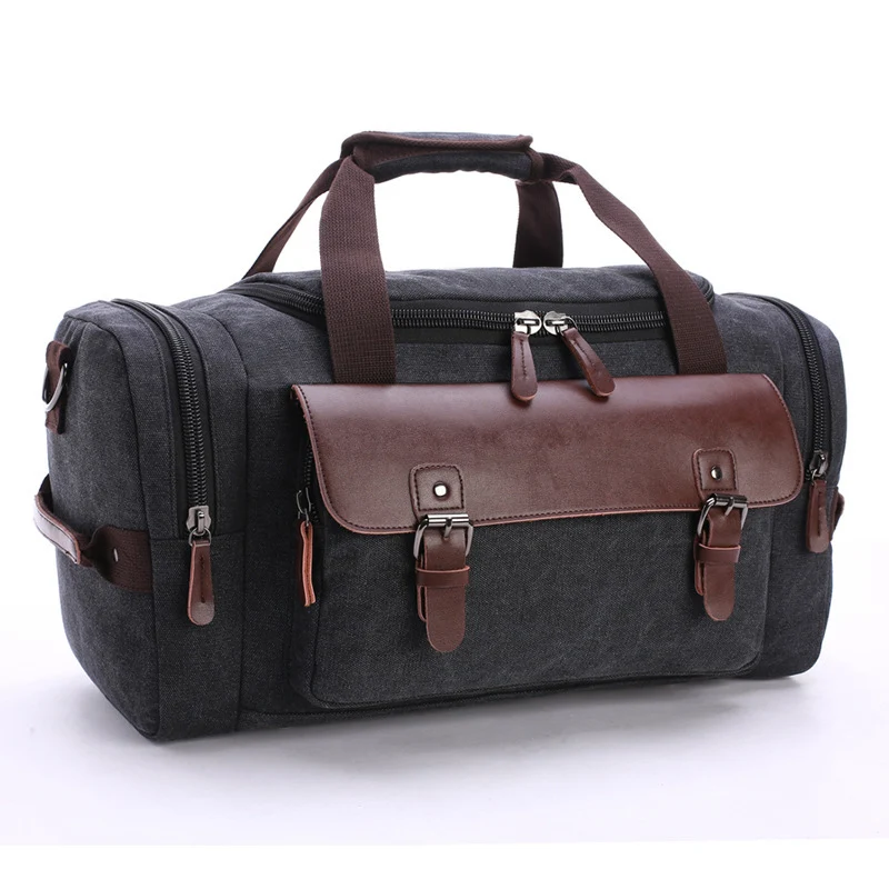 Geräumige Reisetasche mit hochwertigen Lederdetails Skanto