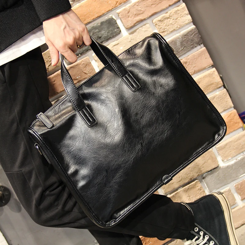 Elegante Aktentasche im minimalistischen Stil Skanto