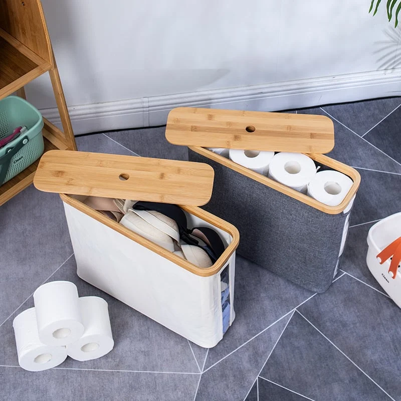 ZenStash™ | Faltbarer Bambus-Organizer | Praktisch, Tragbar und Perfekt Organisiert.