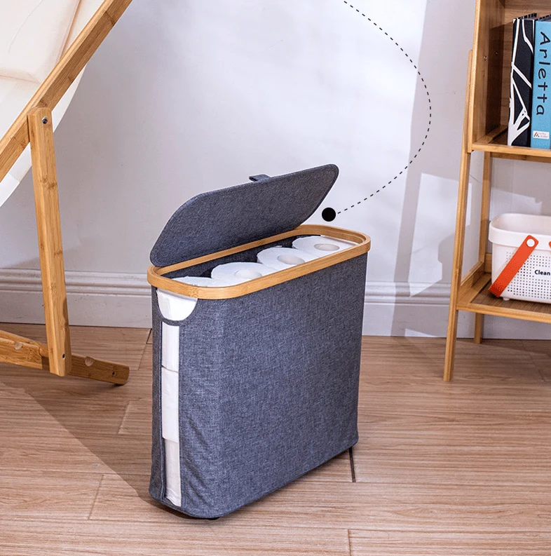 ZenStash™ | Faltbarer Bambus-Organizer | Praktisch, Tragbar und Perfekt Organisiert.