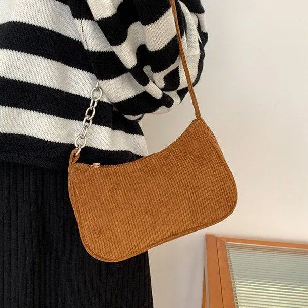 Moderne Cord-Handtasche Skanto