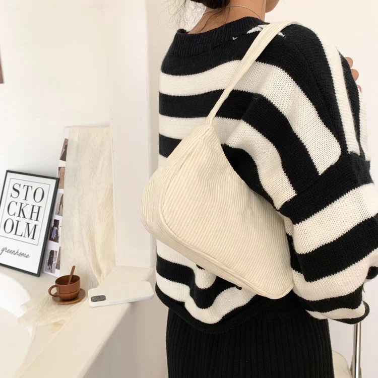 Moderne Cord-Handtasche Skanto