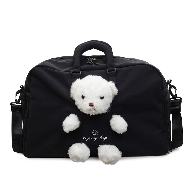 Reisetasche mit niedlichem Plüschbär Skanto