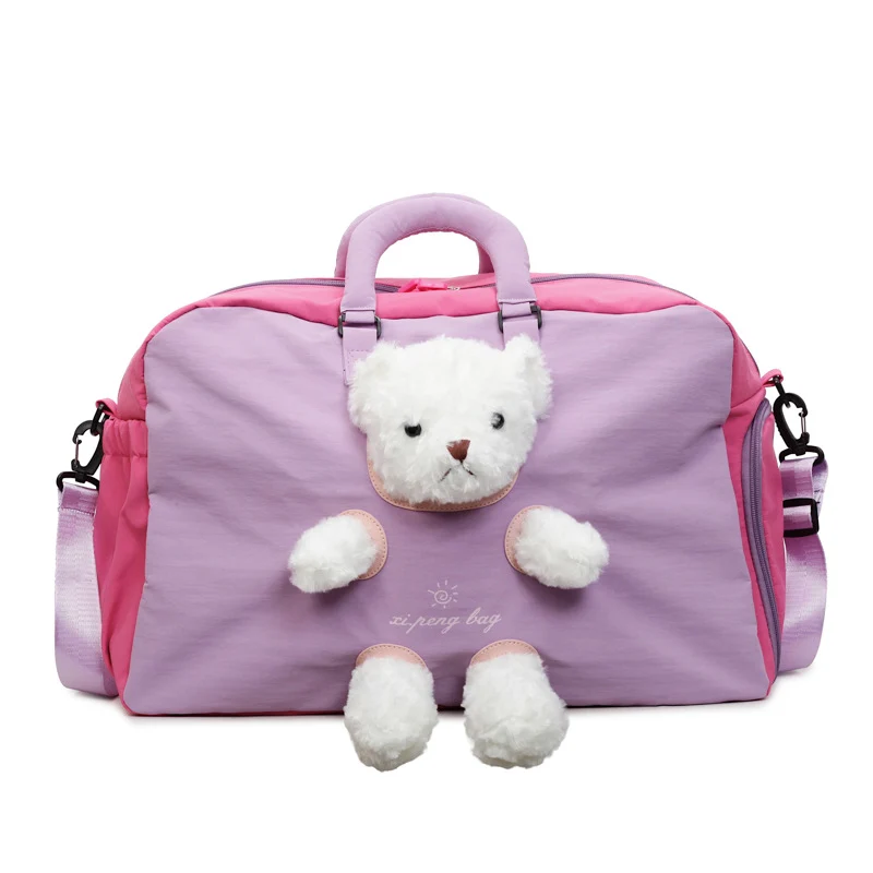 Reisetasche mit niedlichem Plüschbär Skanto
