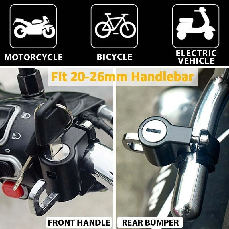 1+1 GRATIS | HelmiLock™ | Multifunctionele Motorhelm Slot