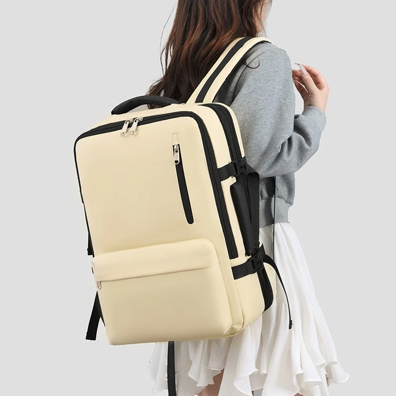 Rucksack mit 180-Grad-Öffnung und erweiterbarem Stauraum Skanto