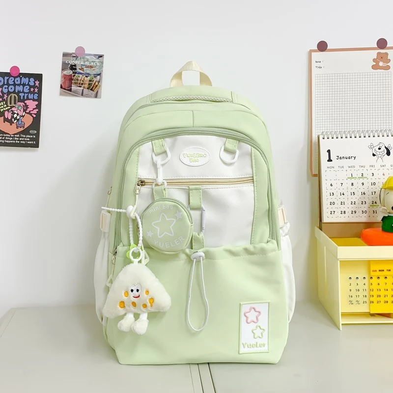 Verspielter Mehrfächer-Schulrucksack