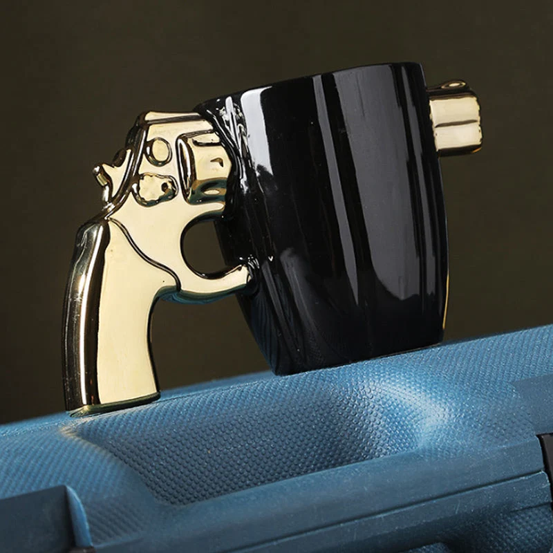 GunMug™ | Kreative Neuheit Kaffeetasse mit Revolvergriff