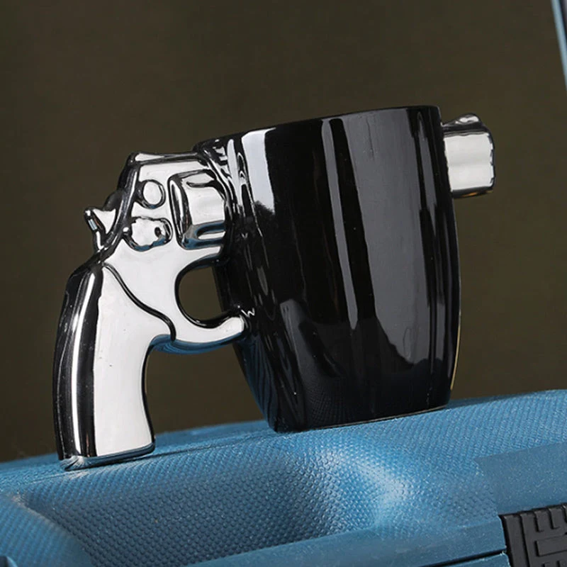 GunMug™ | Kreative Neuheit Kaffeetasse mit Revolvergriff