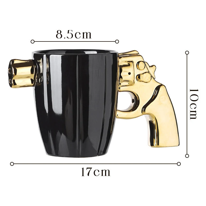 GunMug™ | Kreative Neuheit Kaffeetasse mit Revolvergriff