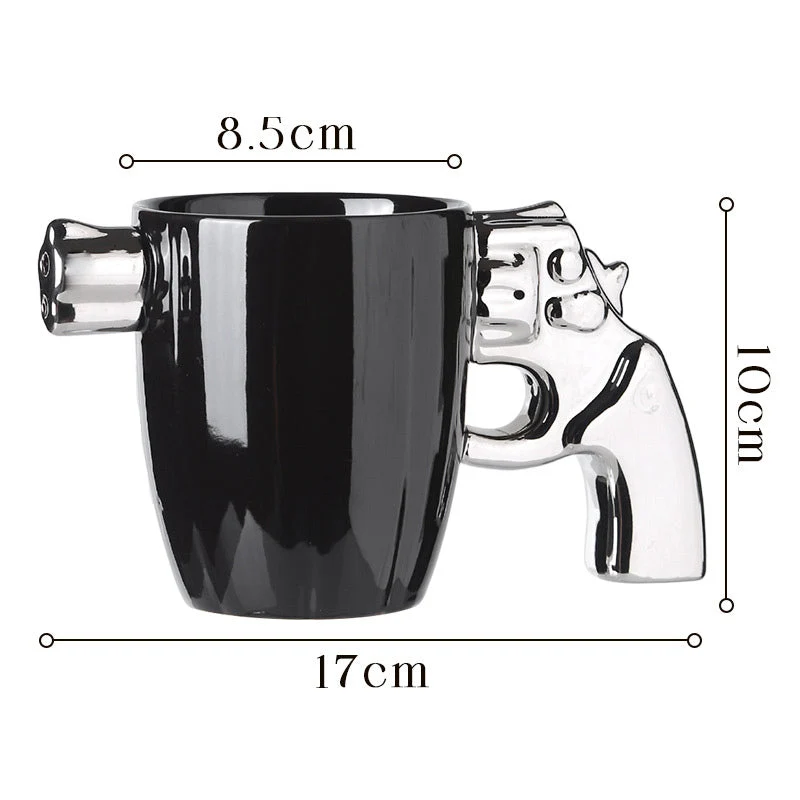 GunMug™ | Kreative Neuheit Kaffeetasse mit Revolvergriff