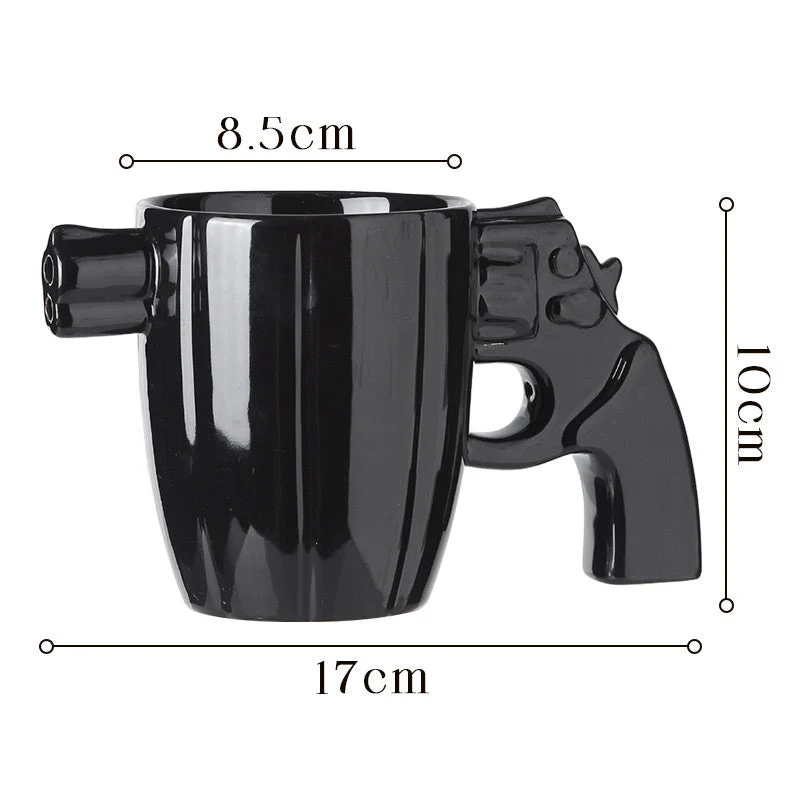 GunMug™ | Kreative Neuheit Kaffeetasse mit Revolvergriff