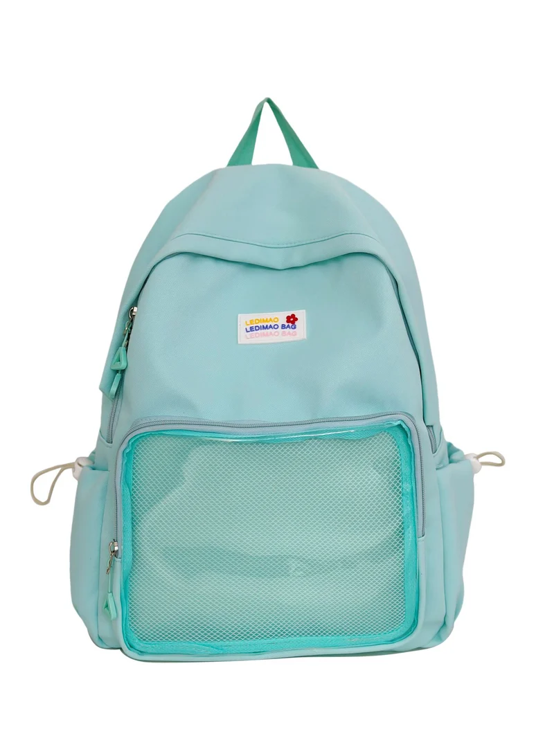 Multifunktionaler Schulrucksack mit transparentem Panel