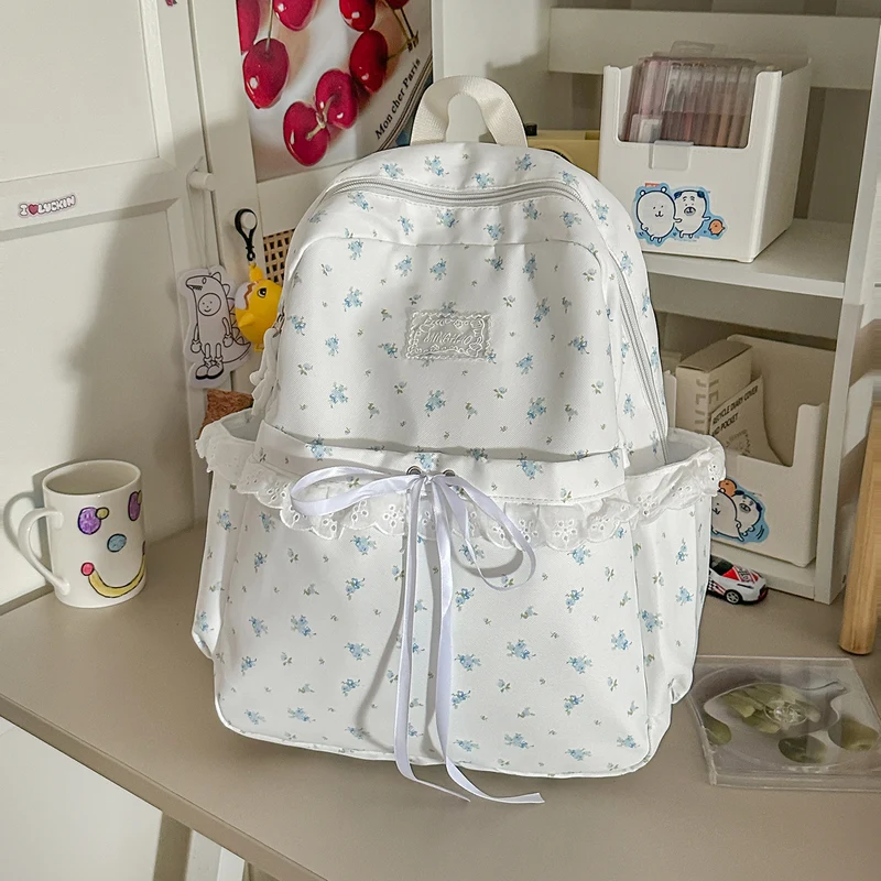 Blumen-Schulrucksack