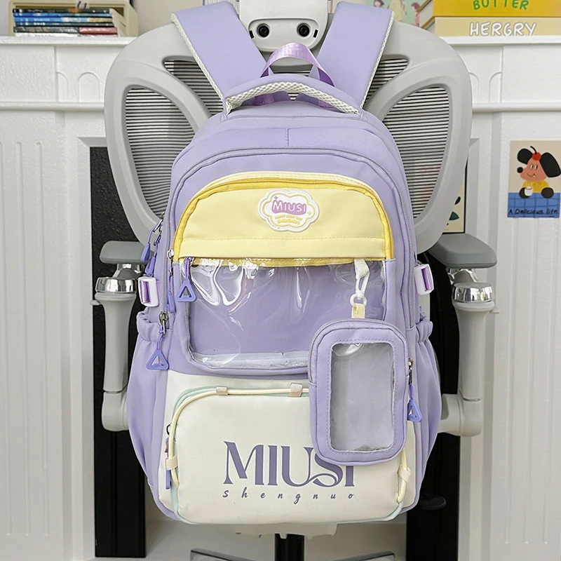 Multifunktionaler transparenter Schulrucksack