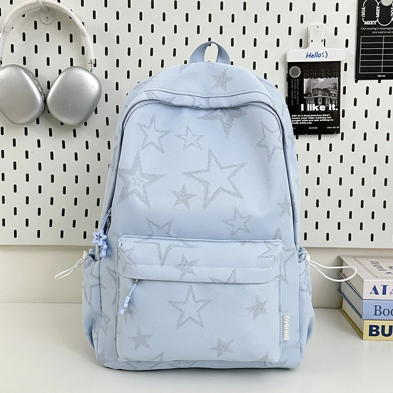 Multifunktionaler Schulrucksack mit Sternenprint