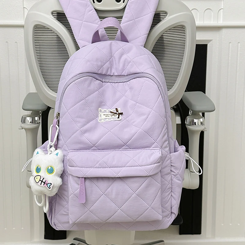 Niedlicher Schulrucksack mit gepolsterten Hasenohren