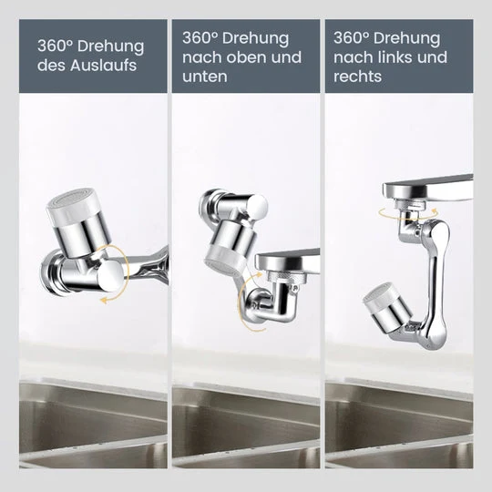 TwistTap™ | 1080 Grad drehbarer Verlängerungshahn