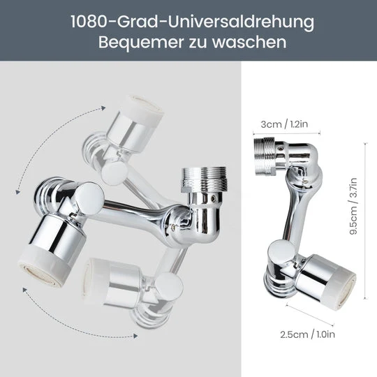 TwistTap™ | 1080 Grad drehbarer Verlängerungshahn