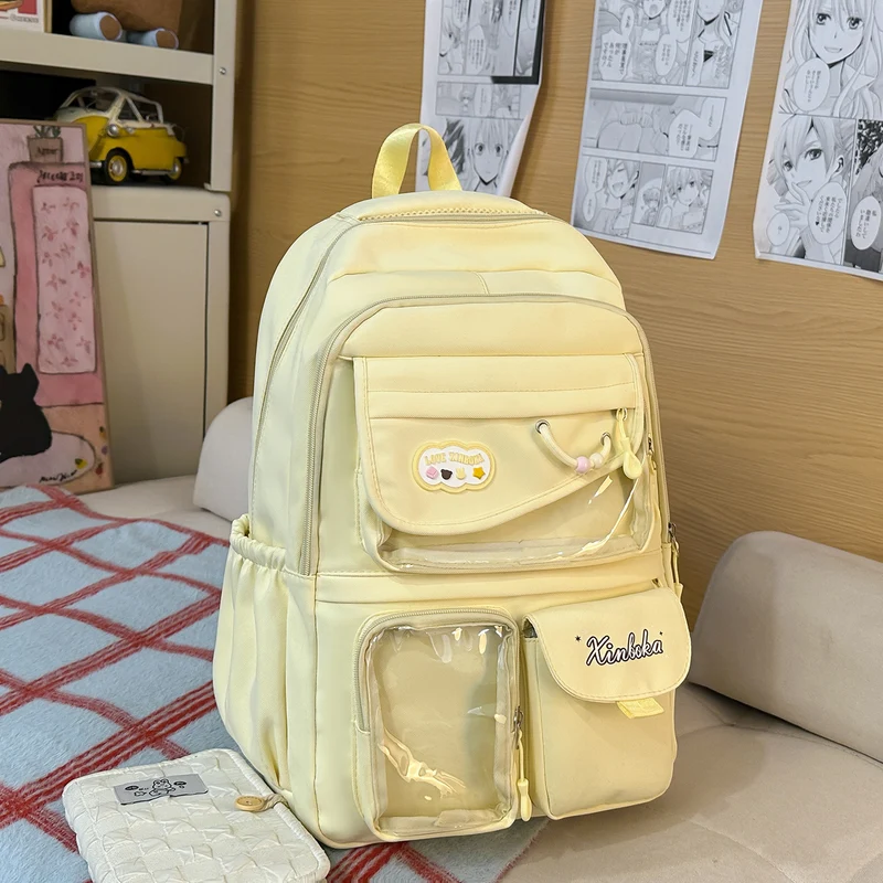 Funktionaler Schulrucksack mit vielen Taschen