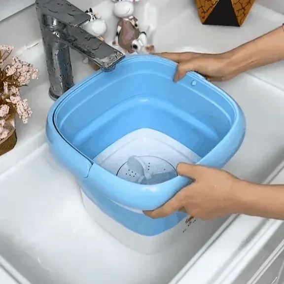 SchleudernWaschen™ | Überall mühelos Wäsche waschen