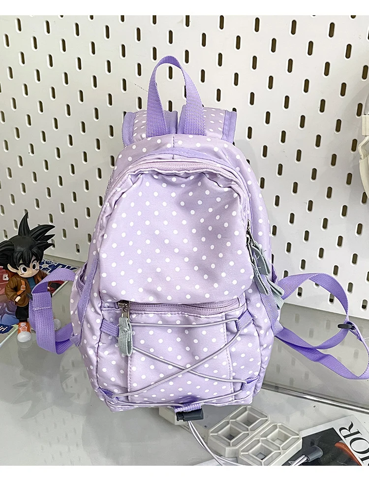 Leichter Mini-Schulrucksack mit Tupfen