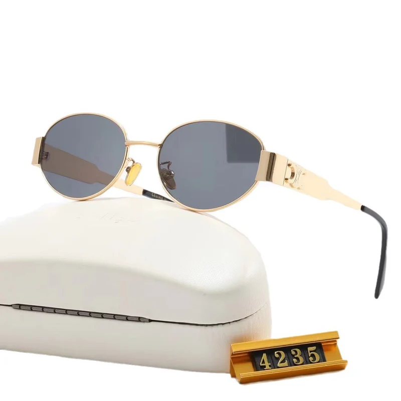 Exklusive ovale Designer-Sonnenbrille für Damen Skanto