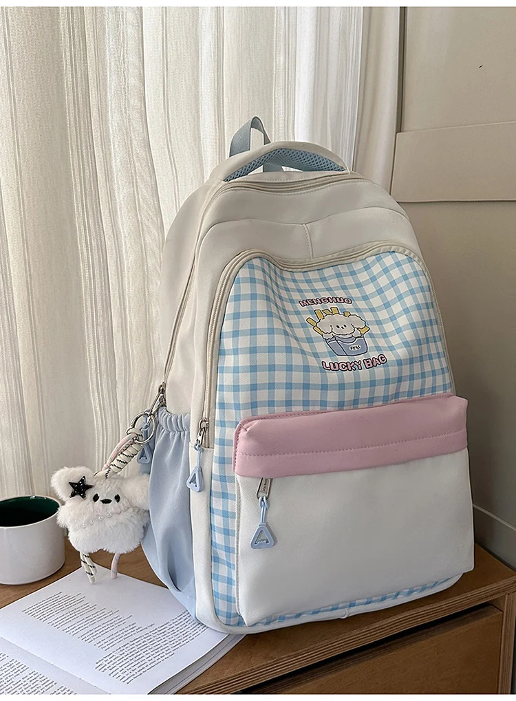 Niedlicher Schulrucksack mit Grafikdruck