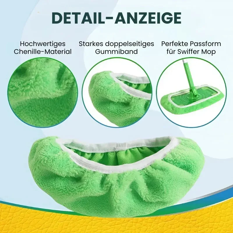 2+2 Gratis | EasyMop | Wiederverwendbare Mopps für Swiffer Sweeper