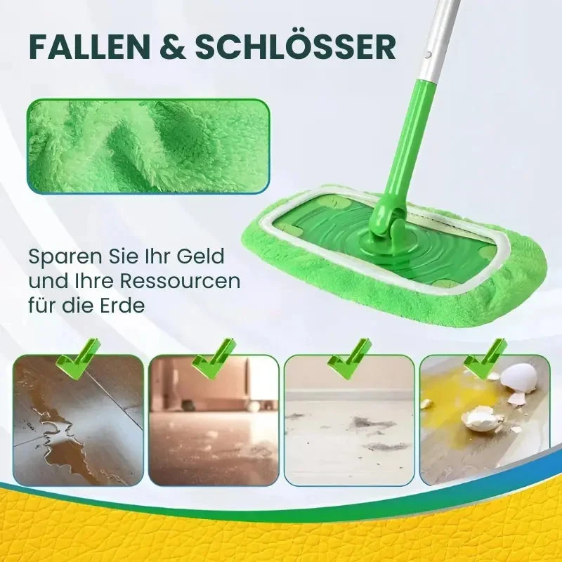 2+2 Gratis | EasyMop | Wiederverwendbare Mopps für Swiffer Sweeper