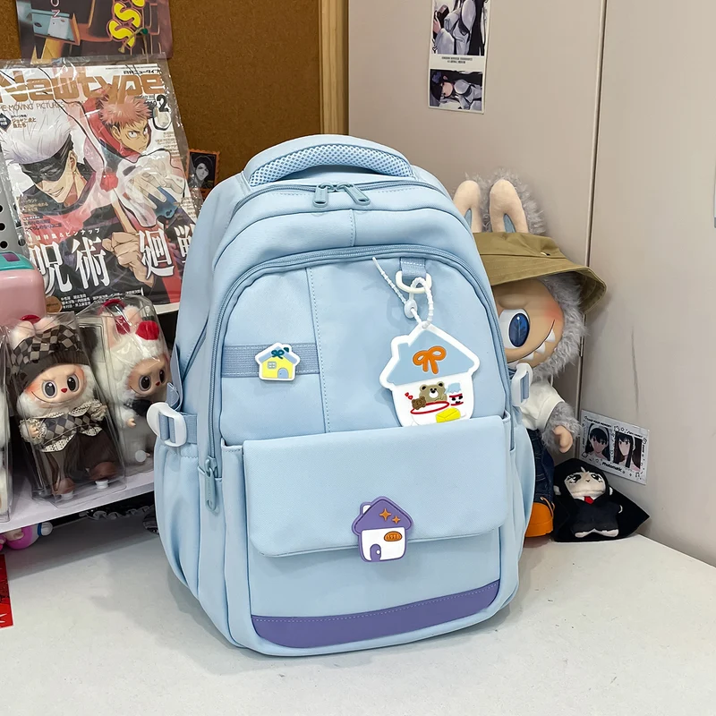 Lustiger Schulrucksack mit Cartoon-Motiv