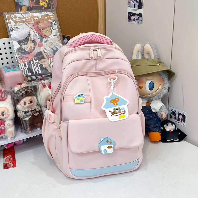 Lustiger Schulrucksack mit Cartoon-Motiv