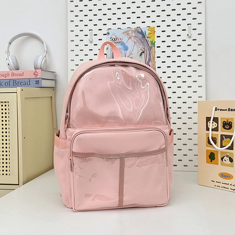 Moderner Transparenter Schulrucksack