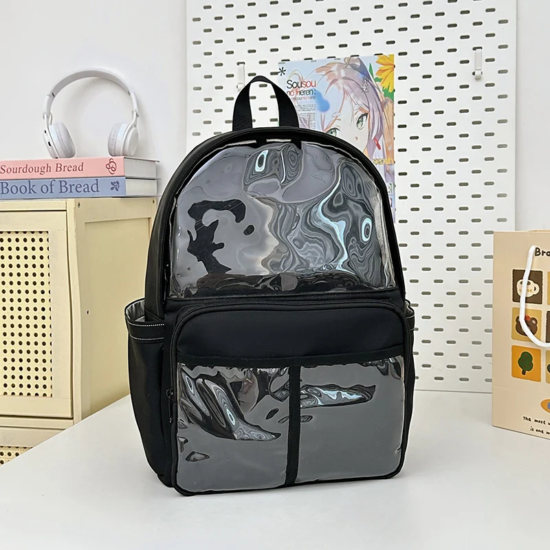 Moderner Transparenter Schulrucksack