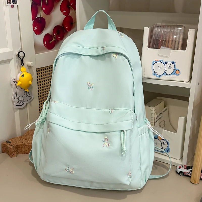 Bestickter lässiger Schulrucksack