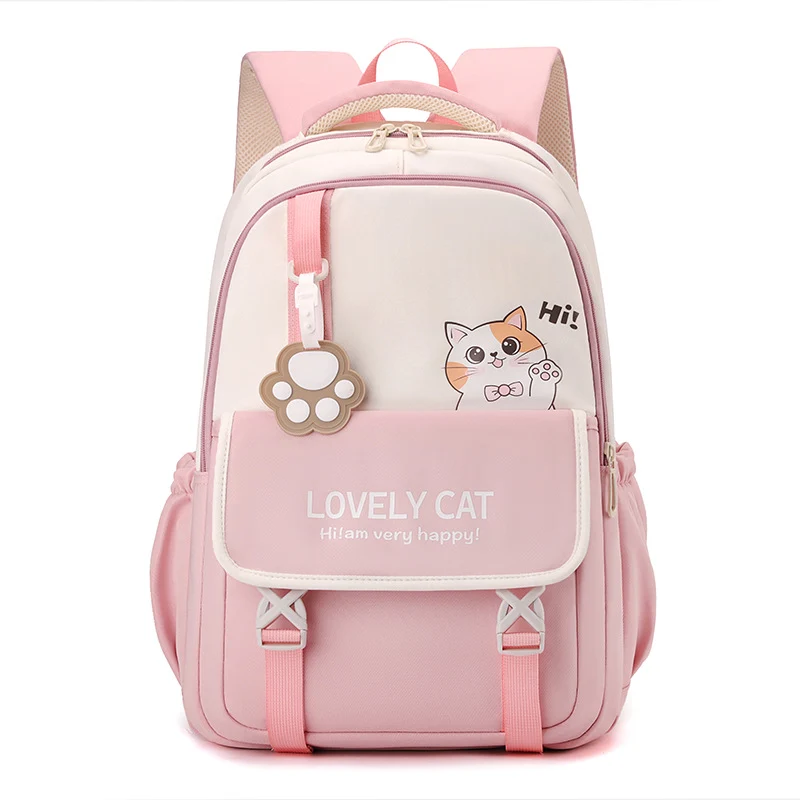 Niedlicher Schulrucksack mit Katzenmotiv