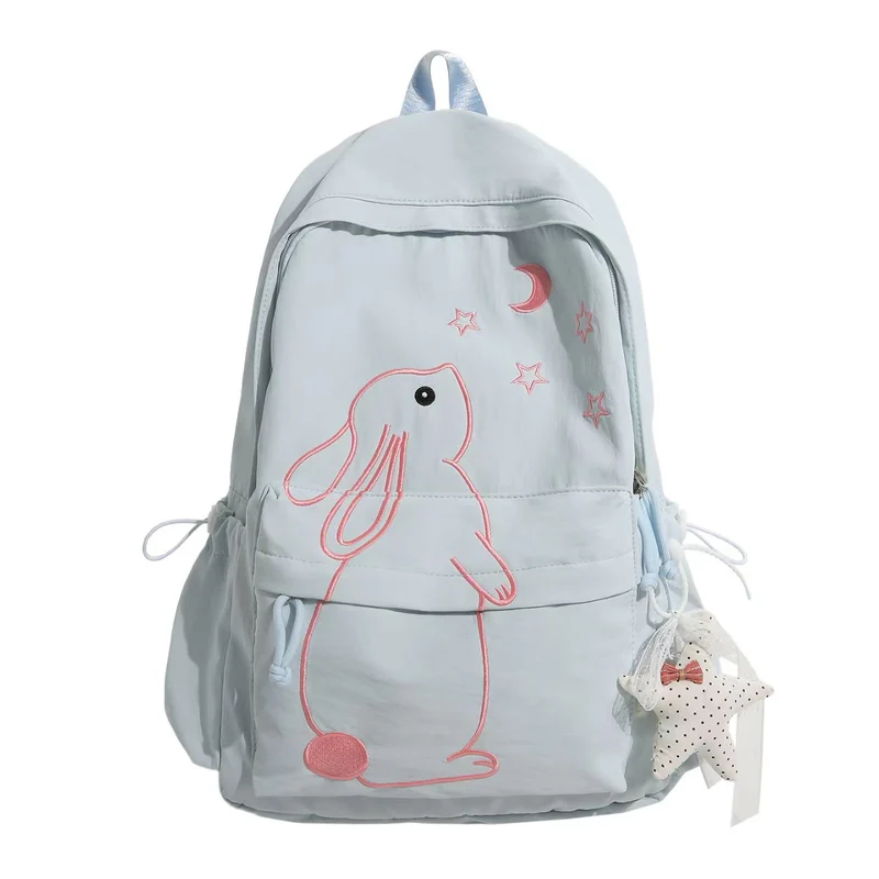 Rucksack Skanto mit Hasenstickerei