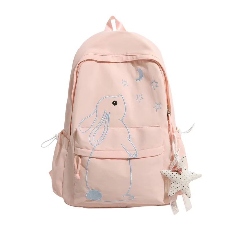 Rucksack Skanto mit Hasenstickerei