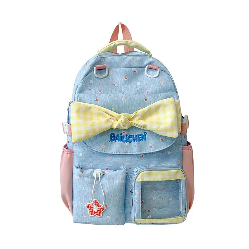 Mehrfächer-Rucksack Skanto mit Schleifenverzierung