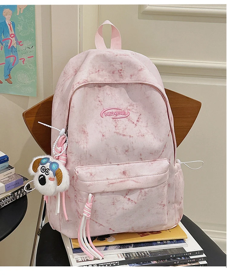 Lässiger Marmor-Schulrucksack