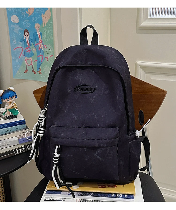 Lässiger Marmor-Schulrucksack